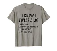 I Swear A Lot I'Ll Watch My Mouth Funny Cussing Adult Humor Camiseta