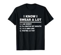I Swear A Lot I'Ll Watch My Mouth Funny Cussing Adult Humor Camiseta
