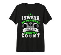 I Swear My Personal Trainer Can t Count Camiseta Premium