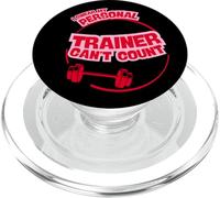 I Swear My Personal Trainer Can’t Count - Funny Gym Humor PopSockets PopGrip para MagSafe