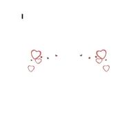 (I)Sweet Heart Face Stickers Tattoo Sticker Festival Party Facial Makeups Stickers