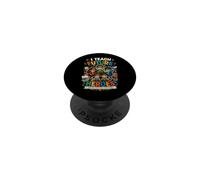 I Teach Super Heroes Back to School First Day Funny Dichos PopSockets PopGrip Adhesivo