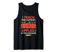 I Teach The Cutest Apples In The Orchard Regalo Maestro Camiseta sin Mangas