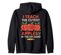 I Teach The Cutest Apples In The Orchard Regalo Maestro Sudadera con Capucha