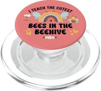 I Teach The Cutest Bees in The Bee Hive Pre School Teacher PopSockets PopGrip para MagSafe