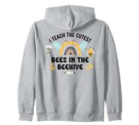 I Teach The Cutest Bees in The Bee Hive Pre School Teacher Sudadera con Capucha