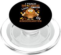 I Teach The Cutest Little Turkeys In Kindergarten Thankful PopSockets PopGrip para MagSafe
