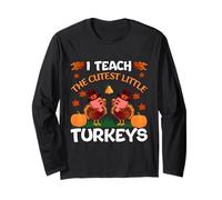 I Teach The Cutest Little Turkeys Thanksgiving Thankful Manga Larga