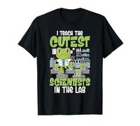 I Teach The Cutest Scientists In The Lab Frog Pun Camiseta