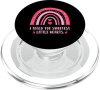 I Teach The Sweetest Little Hearts Rainbow Love PopSockets PopGrip para MagSafe