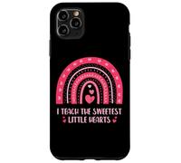 I Teach The Sweetest Little Hearts School Teacher Carcasa para iPhone 11 Pro Max