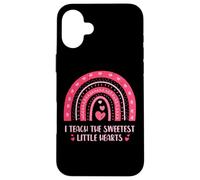 I Teach The Sweetest Little Hearts School Teacher Carcasa para iPhone 16 Plus
