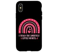 I Teach The Sweetest Little Hearts School Teacher Carcasa para iPhone X/XS
