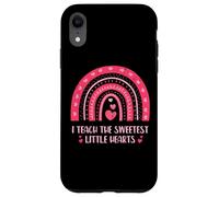 I Teach The Sweetest Little Hearts School Teacher Carcasa para iPhone XR