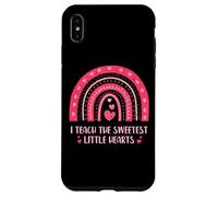 I Teach The Sweetest Little Hearts School Teacher Carcasa para iPhone XS Max
