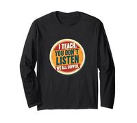 I Teach You Don't Listen We All Suffer - Funny Teacher Manga Larga