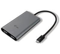I-tec 3 dual displayport video adaptador para thunderbolt 3 2x 4k 60hz