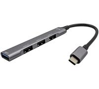 I-Tec Hub USB-C C31HUBMETALMINI4 metálico 1x USB 3.0 y 3x USB 2.0