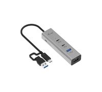 i-tec Hub de Carga Universal Metal 4 Puertos USB-C/USB-A Power Delivery 85W Plata
