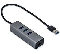 I-tec metal usb 3.0 hub 3 port + gigabit ethernet adapter