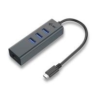 i-tec Metal USB-C HUB 3 Port + Gigabit Ethernet Adapter