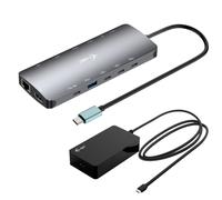 I-tec metal usb-c nano 3x display dock, 2x hdmi 1x usb-c video with po