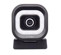 I-TEC SOLOMON 700 STREAM 4K Webcam Con Luz Anular Y Micrófono