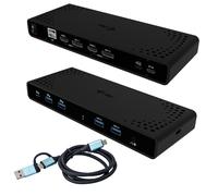 i-tec - Universal Dual 4K Display Docking Station + Power Delivery 85W - CADUA4KDOCKPDB