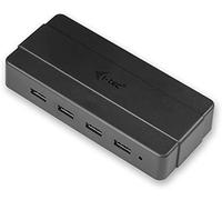 i-tec USB 3.0 Charging HUB - Concentrador (USB 3.0 (3.1 Gen 1) Type-B, USB 3.0 (3.1 Gen 1) Type-A, 5000 Mbit/s, Negro, 0,9 m, Corriente alterna)