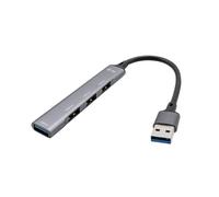 I-Tec Hub USB 3.0 metálico U3HUBMETALMINI4 1x USB 3.0 + 3x USB 2.0 Gris autoalimentado