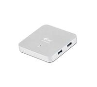 I-TEC USB 3.0 Metal Puerto concentrador HUB 4 Cargador (4X Puertos USB 3.0 Cargadores, con el Adaptador de alimentación), Color Plata