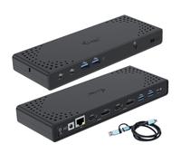 I-Tec Docking - Estación USB -A/-C TB Dual Dock Dual Display Dock PD 100W