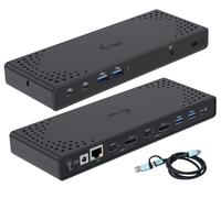 i-tec USB 3.0 / USB-C / Thunderbolt 3 Dual Display Docking Station Gen2 + Power Delivery 100W