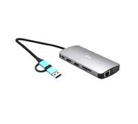I-tec usb 3.0 usb-chunderbolt 3x display metal nano dock with lan +