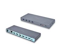 i-tec USB-A 3.0/USB-C 5K replicador de puertos para dos pantallas - Base (Alámbr
