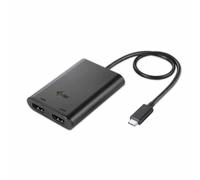 I-Tec Adaptador USB-C a 2x HDMI 4K Compatible con Windows, macOS y Thunderbolt 3