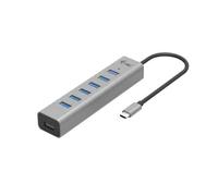 I-Tec Hub USB C31HUBMETAL703 metálico de carga USB-C 7 puertos