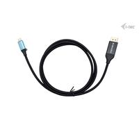 I-Tec Adaptador de cable bidireccional DisplayPort a USB-C 8K/30Hz 150 cm Negro