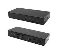 I-Tec USB-C Docking Station Quattro para 4 Pantallas con Alimentación de 85W - 2X DisplayPort, 2X HDMI, 1x GLAN, 5X USB 3.0, 1x USB-C, 2X 3,5mm para Audio y Micrófono