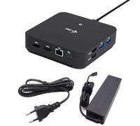 i-tec USB-C DP Dual HDMI Docking Station con Power Delivery 100W + i-tec Universal Cargador 100W
