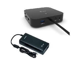 I-TEC USB-C DUAL DISP DOCKINGEU STATION 100W + CHARGER-C11 2W
