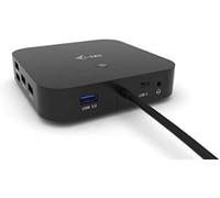 I-Tec Estación de acoplamiento USB-C C31DUALDPDOCKPD – 2x DisplayPort, PD 100W, Negro