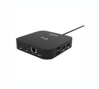 I-Tec Estación de acoplamiento USB tipo C 11 en 1 HDMI dual PD 100W Gigabit Negro