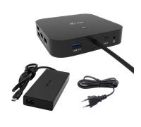 i-tec USB-C HDMI Dual DP Docking Station con Power Delivery 100 W + Cargador Universal i-tec 100 W