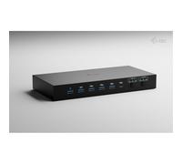 i-tec - USB-C KVM Dock PRO for Three Hosts, Dual Video, with 2x Power Delivery, max 92W