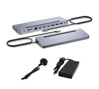 i-tec USB-C Metal Ergonómico 4K 3x Display Docking Station con P