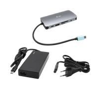i-tec USB-C Metal Nano Dock HDMI/VGA con LAN & Power Delivery 100 W & Cargador 77 W