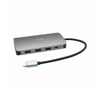 Adaptador USB-C HDMI/VGA con LAN + Power Delivery 100W - I-TEC