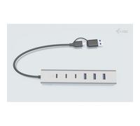 i-tec - USB-C/USB-A Charging Metal HUB 7 port (3x USB-C, 4x USB-A)