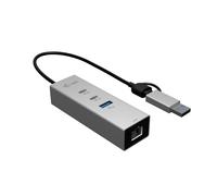I-tec usb-c/usb-a metal hub 3 (2x usb-c, 1x usb-a) port + 2.5glan